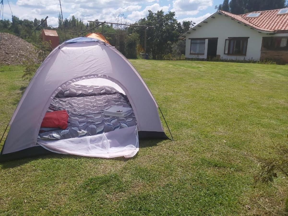 Hospedaje Y Zona De Camping Pistacho Casa de hóspedes Villa de Leyva Exterior foto