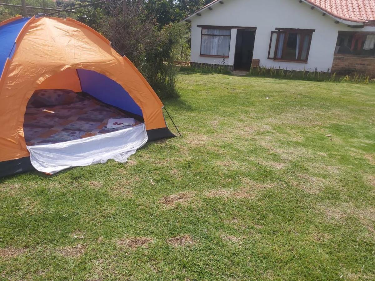 Hospedaje Y Zona De Camping Pistacho Casa de hóspedes Villa de Leyva Exterior foto